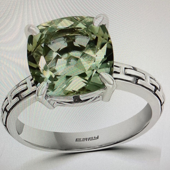 EFFY® Green Quartz Statement Ring (3-7/8 ct. t.w.) in Sterling Silver - Picture 1 of 3